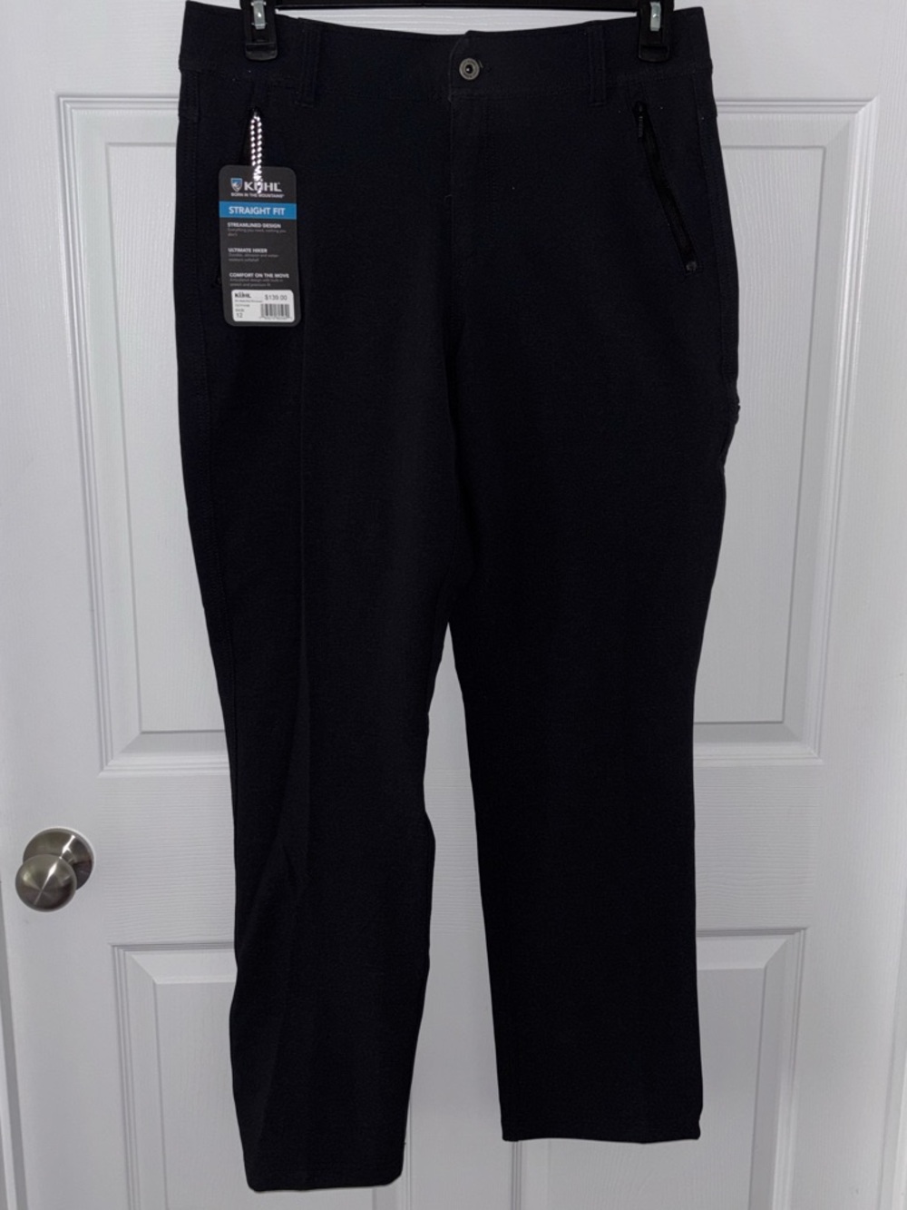 Kuhl Klash Hiking Pants Gotham Gray Women’s size 12 NWT